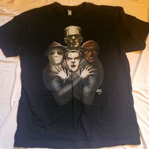 Univeral Monsters Black T-Shirt